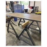 SAW HORSES AND TABLE TOP