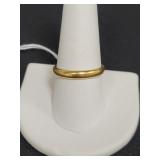 14K YELLOW GOLD WEDDING BAND