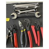 7 WRENCHES AND 5 PLIERS