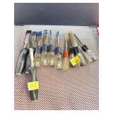 9 CHISELS ADN 3 RASPS