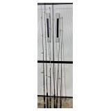 6 ASSORTED FISHING POLES
