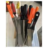 16 FLAT FILES AND WOOD RASPS