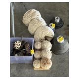 ASSORTED POLISHING AND GRINDING WHEELS
