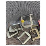 6pc METAL CLAMPS
