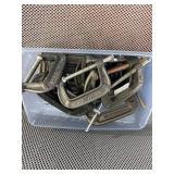 LARGE ASSORTMENT OF C CLAMPS