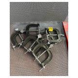6pc METAL CLAMPS
