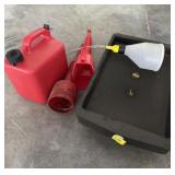 GAS TANK AND OIL PAN