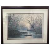 RIVER IN SPRING BY ROBERT TINO - PRINT - #522/950