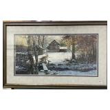 "EARLY SNOW" BY ROBERT TINO - PRINT - #715/950 -