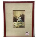 "BARN" BY RAYMOND WILLIAMS - ORIGINAL WATERCOLOR
