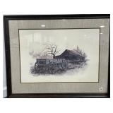 OLD WAGON BY LARRY BURTON - PRINT - #333/1000