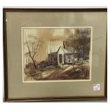 "GOAT BARN" BY RAYMOND WILLIAMS - ORIGINAL WATER