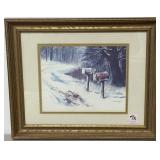 COUNTRY MAILBOXES BY JIM GRAY - PRINT - FRAMED AND