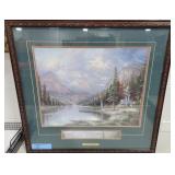 "MOUNTAIN MAJESTY" BY THOMAS KINKADE - PRINT