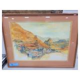SOUTHWEST PUEBLO BY D. CHARLTON - ORIGINAL