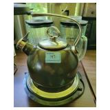 TEA KETTLE, SINGLE COUNTER TOP ELECTRIC BURNER,