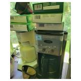 CUISINART COFFEE MAKER AND MR. COFFEE THERMAL