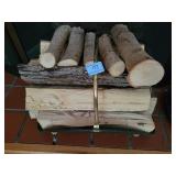 WOOD HOLDER, CHRISTMAS TREE STAND, WEIGHTS, ETC.