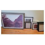 10 ASSORTED FRAMES, PRINTS AND PHOTOS