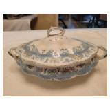 JOHNSON BROS. CERAMIC COVERED VEGETABLE DISH