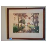 "ENVIRONE I AUMEAU" BY PHILIPPE PRINT - FRAMED