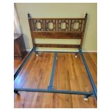 ETHAN ALLEN QUEEN SIZE HEADBOARD AND BED FRAME