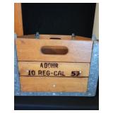 ADOHR WOODEN MILK CRATE