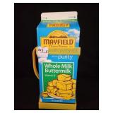 MAYFIELD MILK CARTON WITH PLASTIC HAND HOLDER