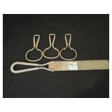 3 OPENERS AND BUTTER SPATULA - DAIRY ADVERTISING