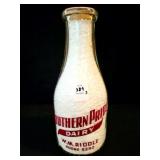 SOUTHERN PRIDE DAIRY QUART GLASS MILK BOTTLE