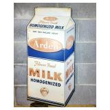ARDEN MILK METAL ADVERTISING SIGN - 17" X 32"