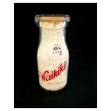 WAIKIKI DAIRY HALF PINT GLASS MILK BOTTLE