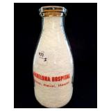 MAHELONA HOSPITALQUART GLASS MILK BOTTLE