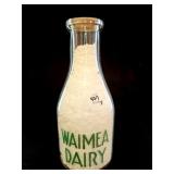 WAIMEA DAIRY QUART GLASS MILK BOTTLE