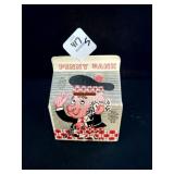 ARDEN MILK CARTON PENNY BANK