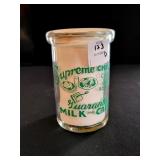 SUPREME CHEESES HALF PINT GLASS JAR