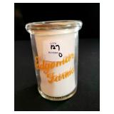 EDGEMAR FARMS HALF PINT GLASS MILK BOTTLE