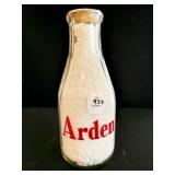 ARDEN QUART GLASS MILK BOTTLE