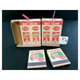 2 BOXES OF ARDEN DAIRY BOOK MATCHES