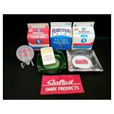 MILK COLLECTIBLES: ROBINSON MILK CARTONS, LIGHTER,