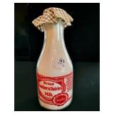 SEALTEST ONE QUART GLASS MILK BOTTLE