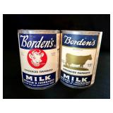 2 ADVERTISING TINS - BORDEN