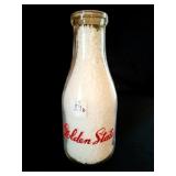 GOLDEN STATE DAIRY ONE QUART GLASS MILK BOTTLE