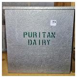 PURITAN DAIRY COOLER BOX W/ASSORTED MILK CARTONS