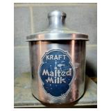 KRAFT MALTED MILK CANNISTER