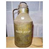 "ROGER JESSUP" 3 GALLON MILK CAN