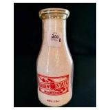 GOLDEN STATE PINT GLASS MILK BOTTLE