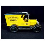 MAYFIELD DIE CAST MILK TRUCK BANK - REPLICA OF