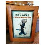 DE LAVAL CREAM SEPARATORS OAK CABINET