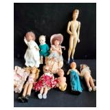 10 SMALL BABY DOLLS - SOME WITH DAMAGE